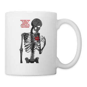 Broken Heart - Coffee/Tea Mug - white - Right