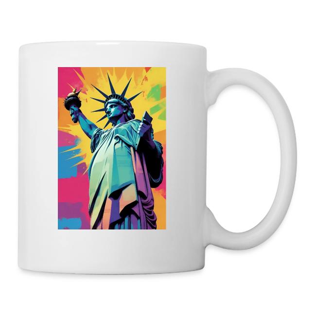 Statue of Liberty NYC Pop Art Poster Wall Art