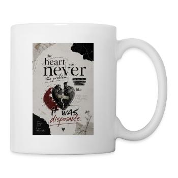 Heart Was Never the Problem - Coffee/Tea Mug - white - Right