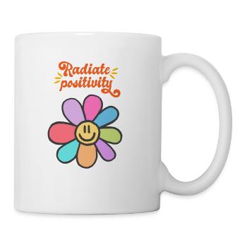 Radiate Positively - Coffee/Tea Mug - white - Right