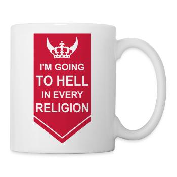 im going to hell - Coffee/Tea Mug - white - Right