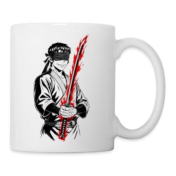 Crimson Bladed Ninja - Coffee/Tea Mug - white - Right