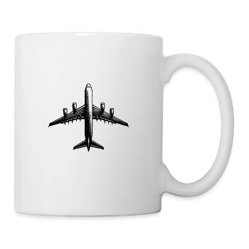 Jet Airplane For Hobby Rc Pilots Large Rc Model - Coffee/Tea Mug - white - Right