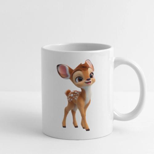 Sweet 3D Baby Deer with Big Eyes - Coffee/Tea Mug