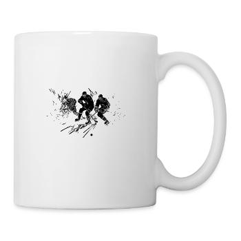Fantastic Ice Hockey Dad Fan Motif - Coffee/Tea Mug - white - Right