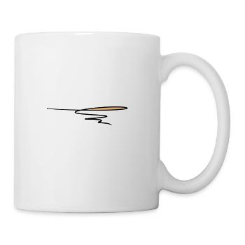 Decorative line. Text decoration. Pen underline. - Coffee/Tea Mug - white - Right