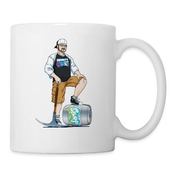 "The Cap'n" Crack Matrix - Coffee/Tea Mug - white - Right