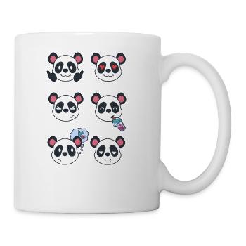 Panda And Bubble Tea - Coffee/Tea Mug - white - Right