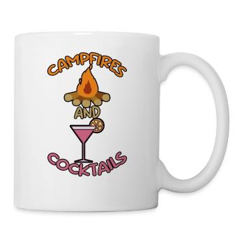 Campfire And Cocktails 2 - Coffee/Tea Mug - white - Right