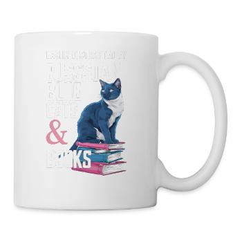 Easily Distracted By Russian Blue - Coffee/Tea Mug - white - Right