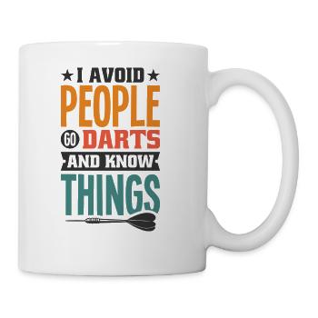 Darts Dart Player - Coffee/Tea Mug - white - Right