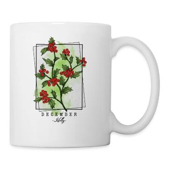 December Flower - Coffee/Tea Mug - white - Right
