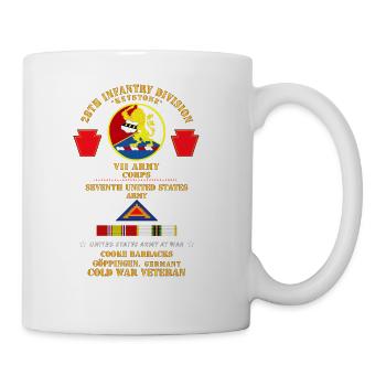 Army 28th Inf Div VII Corps 7th Army Goppingen Ger - Coffee/Tea Mug - white - Right