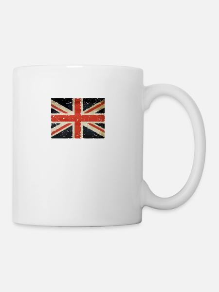 union jack british flag - Coffee/Tea Mug - white