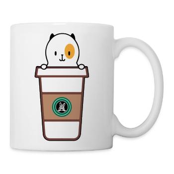 Funny Puppuccino Coffee Dog Animal - Coffee/Tea Mug - white - Right