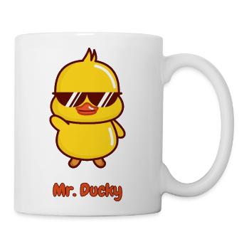 Mr. Ducky  - Coffee/Tea Mug - white - Right
