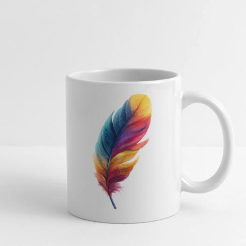 Rainbow Flight Feather - Coffee/Tea Mug