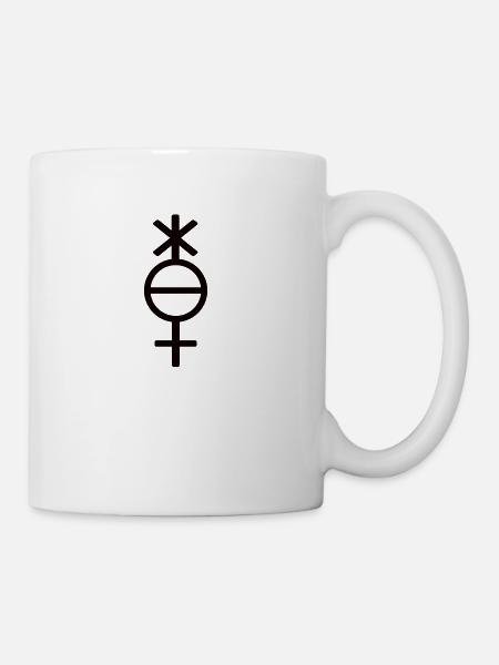 Pangender Poligender Symbols - Coffee/Tea Mug - white