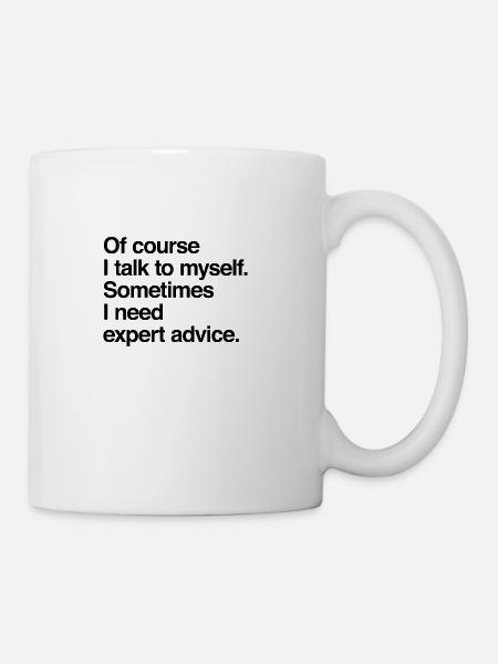 Expert advice - Coffee/Tea Mug - white