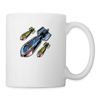 Shark Bomb - Coffee/Tea Mug - white - Right