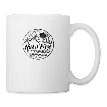 nature - Tasse - blanc - Droite