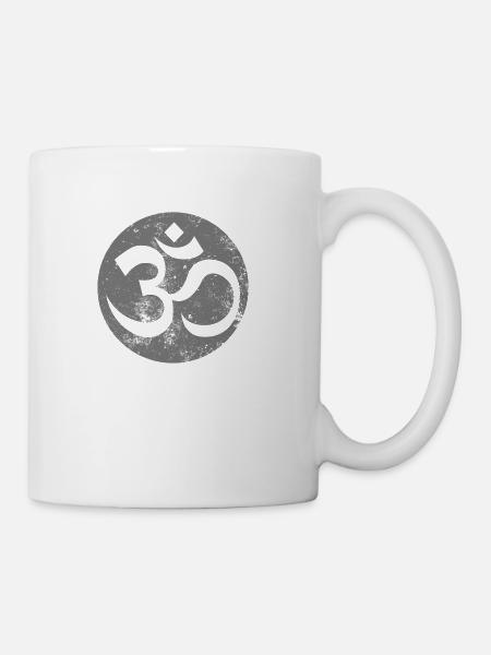 Om Yoga Symbol - Coffee/Tea Mug - white