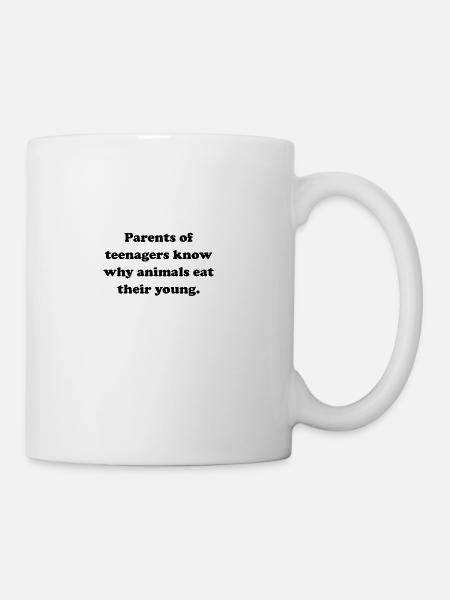 Parents Eat Young Funny - Coffee/Tea Mug - white