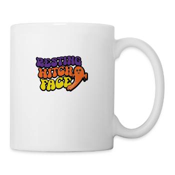Resting Witch Face - Coffee/Tea Mug - white - Right