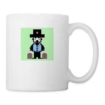 Mister Magic And Bucket Of Water Bg Green - Coffee/Tea Mug - white - Right