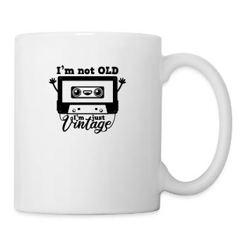just vintage - Coffee/Tea Mug - white - Right