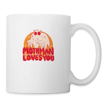 Mothman Loves You - Coffee/Tea Mug - white - Right