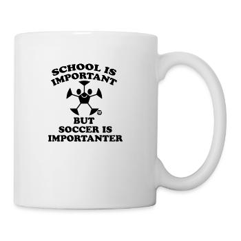 Soccer - Coffee/Tea Mug - white - Right