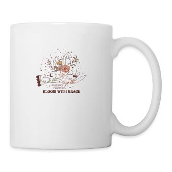 Holding Hand - Coffee/Tea Mug - white - Right