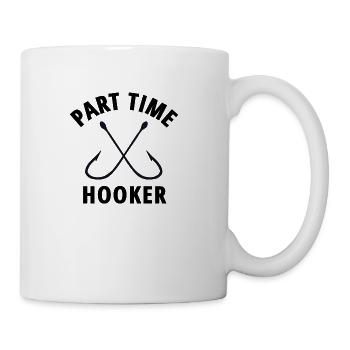 DESIGNPart Time Hooker love - Coffee/Tea Mug - white - Right