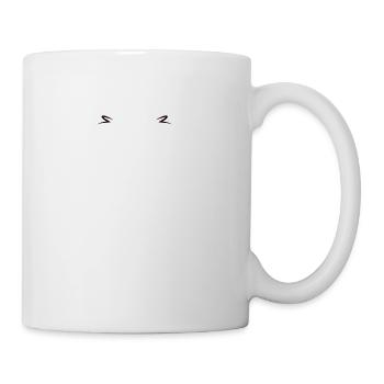 funny cat - Coffee/Tea Mug - white - Right