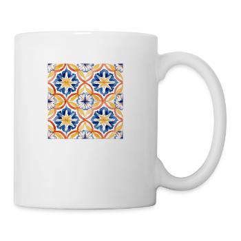Detailed Summer Ceramic Collection 001 - Coffee/Tea Mug - white - Right