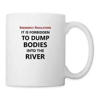Emergency Regulations - Coffee/Tea Mug - white - Right