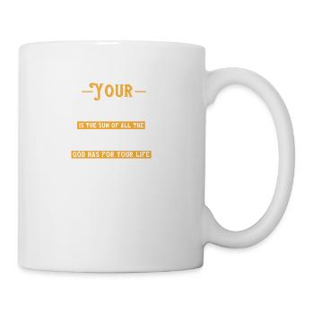 Religion The Potential Is The Sum Of Possibilities - Coffee/Tea Mug - white - Right