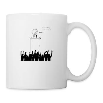 Telling the truth - election, Electoral campaign - Coffee/Tea Mug - white - Right