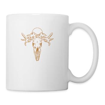 Skull Golden Version - Coffee/Tea Mug - white - Right
