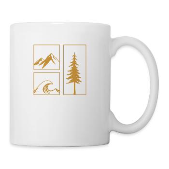 Collected Nature Golden Version - Coffee/Tea Mug - white - Right