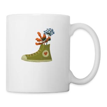 Blooming Sneaker - Coffee/Tea Mug - white - Right