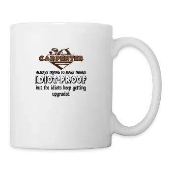 Idiot-proof - Coffee/Tea Mug - white - Right