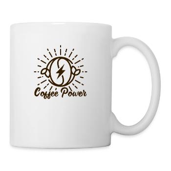 Coffee Power - Coffee/Tea Mug - white - Right
