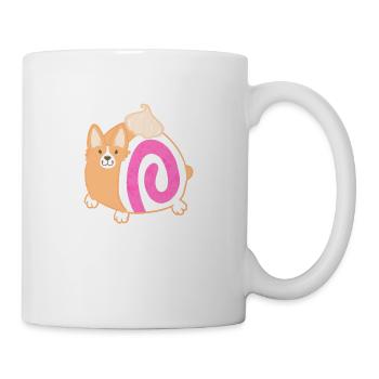 Corgi Jelly Roll - Coffee/Tea Mug - white - Right