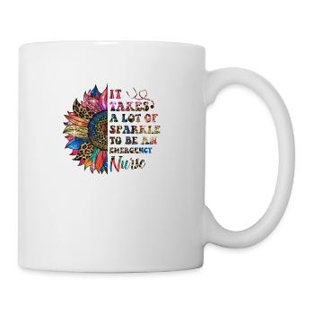 Emergency Nurse SPARKLE - Coffee/Tea Mug - white - Right