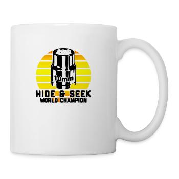 10mm Socket World Champion Hide & Seek © - Coffee/Tea Mug - white - Right