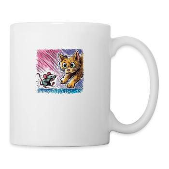 Surprised Encounter - Coffee/Tea Mug - white - Right