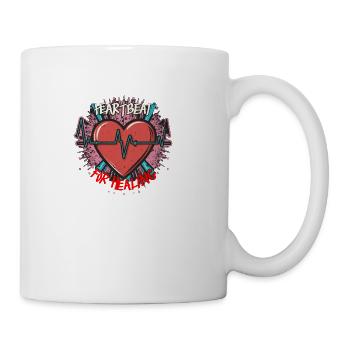 Heartbeat for Healing - Coffee/Tea Mug - white - Right