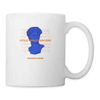 Latin Quote Roman Art - Coffee/Tea Mug - white - Right